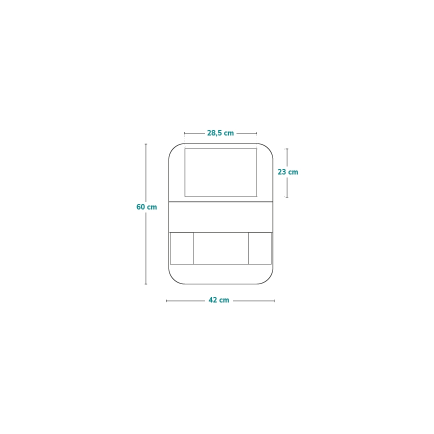Lionelo - Οργανωτής αυτοκινήτου SEAT ORGANIZER Γκρι