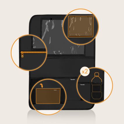 Lionelo - Οργανωτής αυτοκινήτου SEAT ORGANIZER Μαύρο