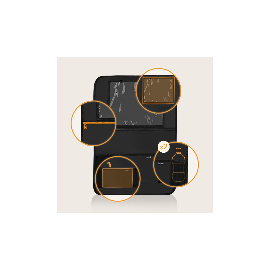 Lionelo - Οργανωτής αυτοκινήτου SEAT ORGANIZER Μαύρο