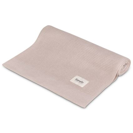 Lionelo - Παιδική κουβέρτα BAMBOO BLANKET 75x100 εκ., χρώμα άμμου (μπεζ)