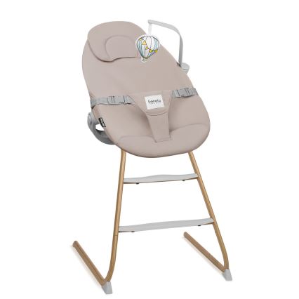 Lionelo - Παιδική καρέκλα φαγητού 4 σε 1 DALIA SET Grey Stone Natural