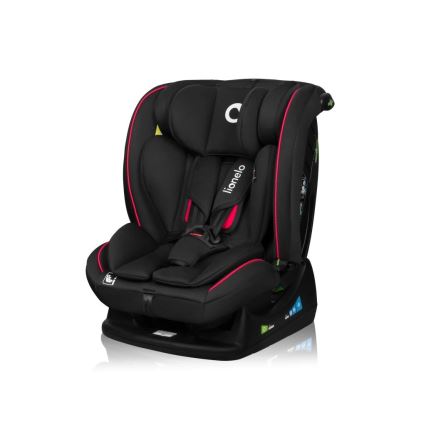 Lionelo - Παιδικό κάθισμα αυτοκινήτου AART i-Size 40-150 εκ. μαύρο/κόκκινο