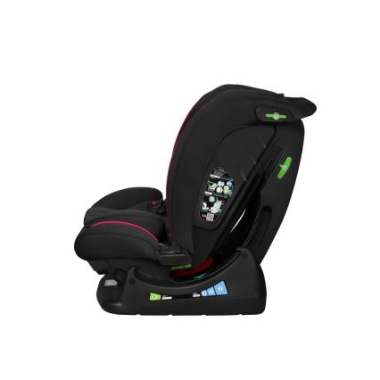Lionelo - Παιδικό κάθισμα αυτοκινήτου AART i-Size 40-150 εκ. μαύρο/κόκκινο