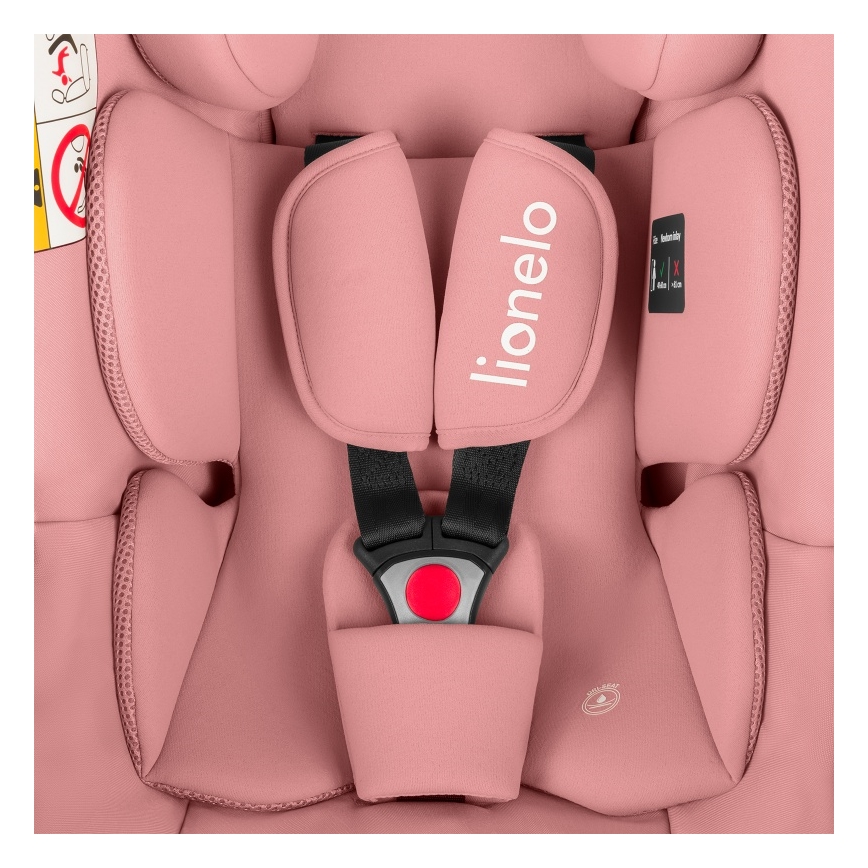 Lionelo - Παιδικό κάθισμα αυτοκινήτου ASTRID i-Size 40-87 cm Ροζ κοράλλι