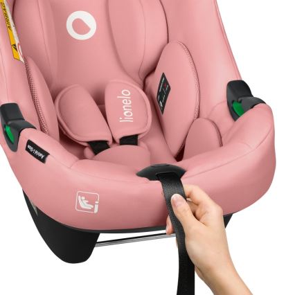 Lionelo - Παιδικό κάθισμα αυτοκινήτου ASTRID i-Size 40-87 cm Ροζ κοράλλι