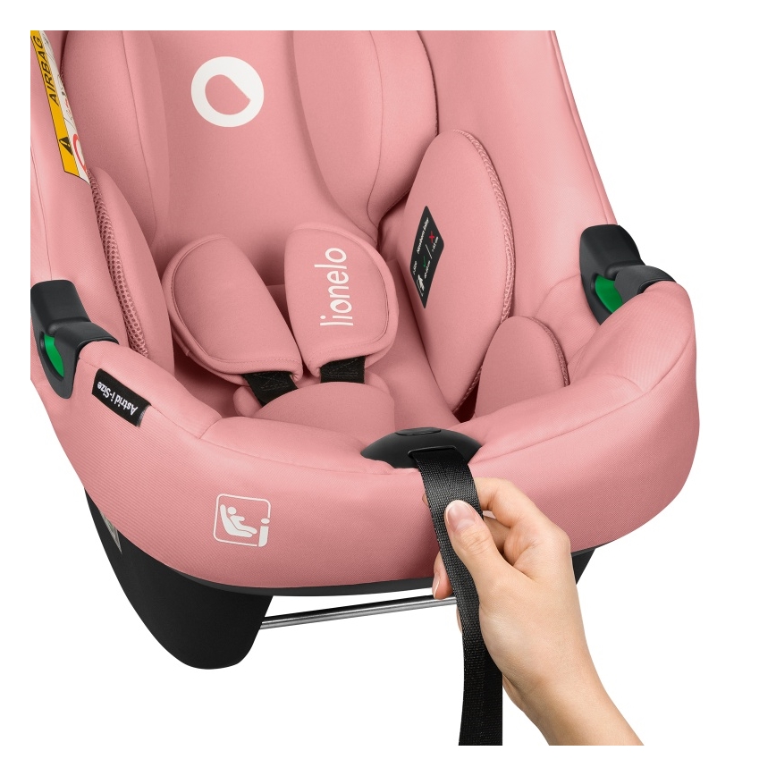 Lionelo - Παιδικό κάθισμα αυτοκινήτου ASTRID i-Size 40-87 cm Ροζ κοράλλι