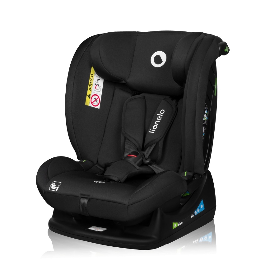 Lionelo - Παιδικό κάθισμα αυτοκινήτου IZZY i-Size 40-150 εκ., Μαύρο Carbon
