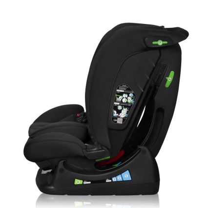 Lionelo - Παιδικό κάθισμα αυτοκινήτου IZZY i-Size 40-150 εκ., Μαύρο Carbon
