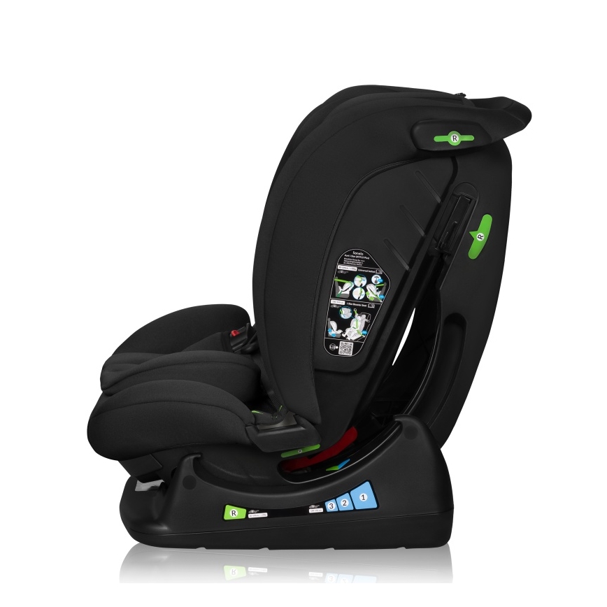 Lionelo - Παιδικό κάθισμα αυτοκινήτου IZZY i-Size 40-150 εκ., Μαύρο Carbon