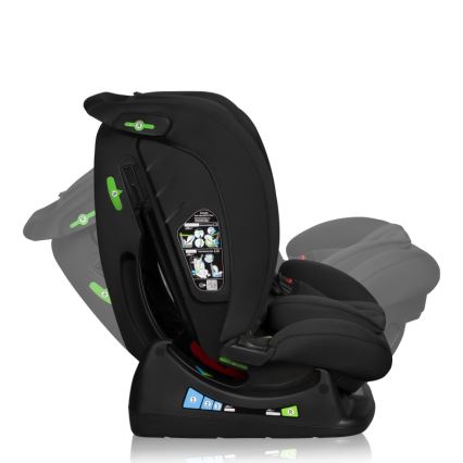 Lionelo - Παιδικό κάθισμα αυτοκινήτου IZZY i-Size 40-150 εκ., Μαύρο Carbon