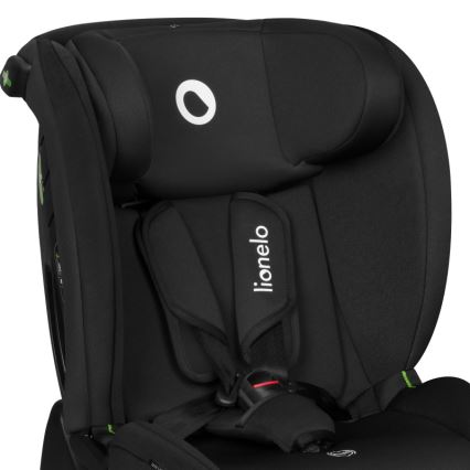 Lionelo - Παιδικό κάθισμα αυτοκινήτου IZZY i-Size 40-150 εκ., Μαύρο Carbon