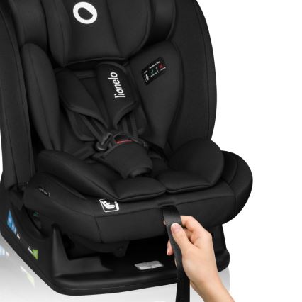 Lionelo - Παιδικό κάθισμα αυτοκινήτου IZZY i-Size 40-150 εκ., Μαύρο Carbon