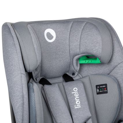 Lionelo - Παιδικό κάθισμα αυτοκινήτου LAVENDER i-Size 76-150 cm με περιστρεφόμενη βάση, Γκρι Stone