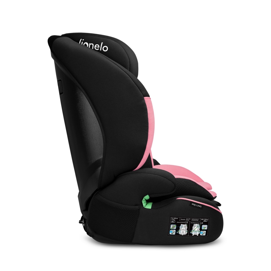 Lionelo - Παιδικό κάθισμα αυτοκινήτου LEVI i-Size 76-150 cm Pink Baby