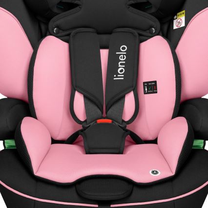 Lionelo - Παιδικό κάθισμα αυτοκινήτου LEVI i-Size 76-150 cm Pink Baby