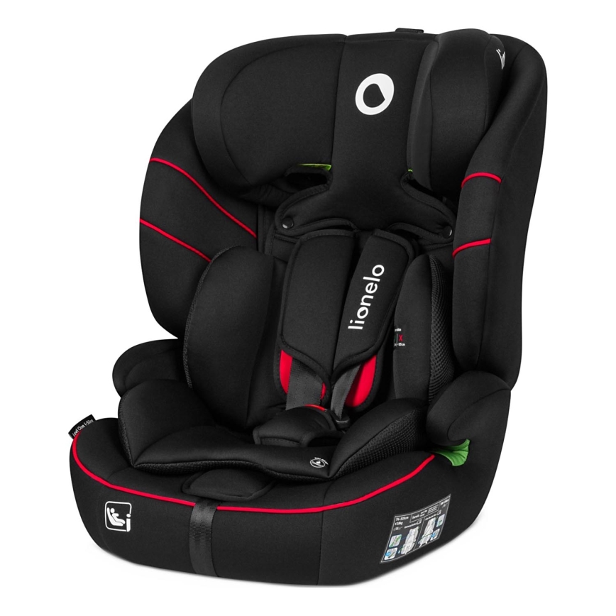 Lionelo - Παιδικό κάθισμα αυτοκινήτου LEVI i-Size 76-150 cm Sporty Black