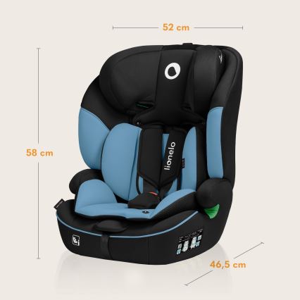 Lionelo - Παιδικό κάθισμα αυτοκινήτου LEVI i-Size 76-150 cm Μπλε Κοβάλτιο