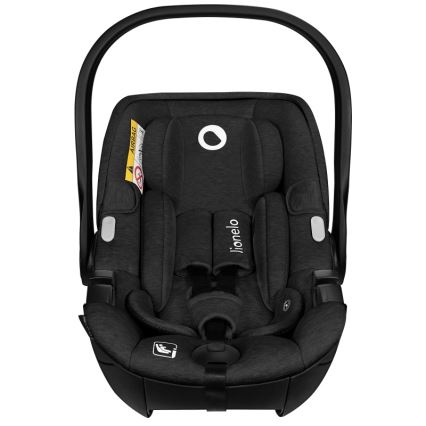 Lionelo - Παιδικό κάθισμα αυτοκινήτου MOXIE i-Size 40-87 cm Μαύρο Όνυξ
