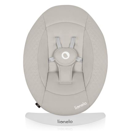 Lionelo - Παιδικό κουνιστό κάθισμα με μελωδία IRIS 4xAA Μπεζ Άμμος