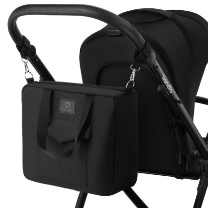Lionelo - Πολυμορφικό καρότσι 3-σε-1 MERIL Black Onyx