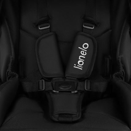 Lionelo - Πολυμορφικό καρότσι 3-σε-1 MERIL Black Onyx