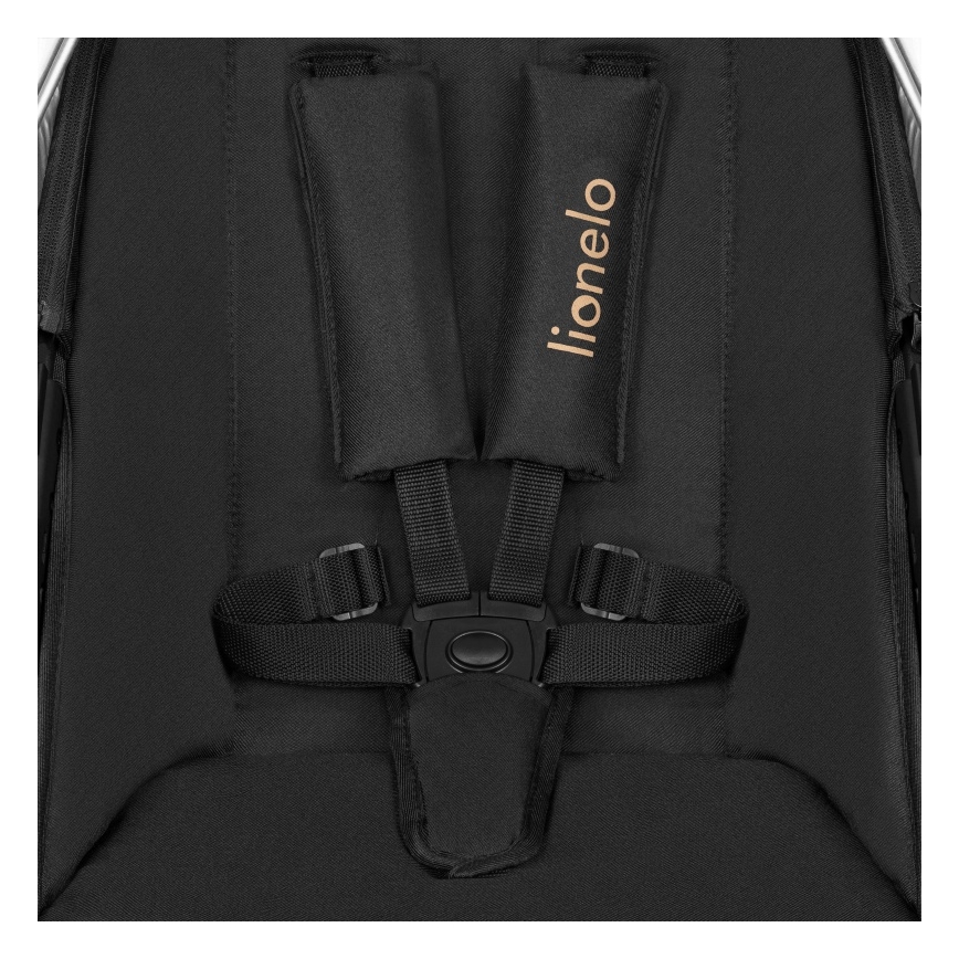Lionelo - Συνδυαστικό καρότσι 2 σε 1 AMBER Black Onyx