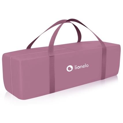 Lionelo - Ταξιδιωτική κούνια STEFI PLUS Ροζ Μανόλια