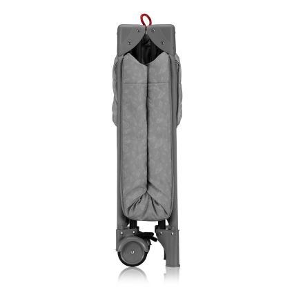 Lionelo - Ταξιδιωτικό παρκοκρέβατο JASMIN EASY FOLD Grey Stone