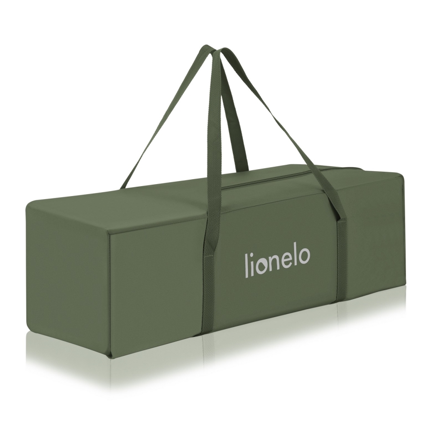 Lionelo - Ταξιδιωτικό παρκοκρέβατο JASMIN EASY FOLD, απόχρωση ελιάς