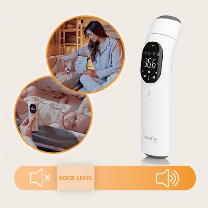 Lionelo - Υπέρυθρος θερμόμετρος FEVERSCAN με 2xAAA