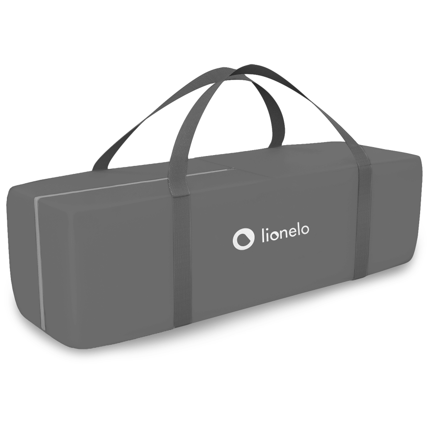 Lionelo - Φορητό παρκοκρέβατο STEFI PLUS Γκρι Λευκό