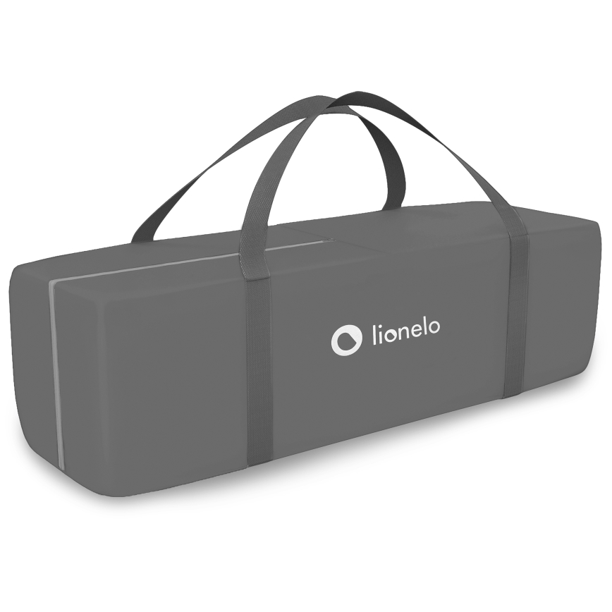 Lionelo - Φορητό παρκοκρέβατο STEFI PLUS Γκρι Πολύχρωμο