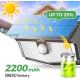 Litom - ΣΕΤ 2x LED Ηλιακά φωτιστικά τοίχου με αισθητήρα LED/3,7V IP67