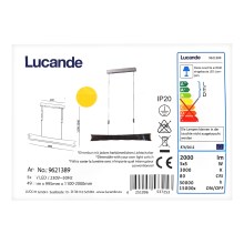Lucande - Led Dimmable κρεμαστό φωτιστικό οροφής EBBA 5xLED/5W/230V
