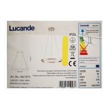 Lucande - Led Dimmable κρεμαστό φωτιστικό οροφής  LYANI LED/20,5W/230V