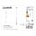 Lucande - Κρεμαστό φωτιστικό οροφής NORDWIN 1xGU10/35W/230V