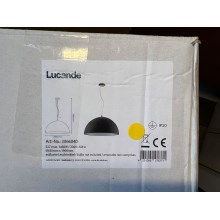 Lucande - Πολύφωτο με συρματόσχοινο MALEO 1xE27/60W/230V