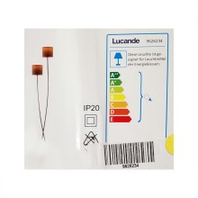 Lucande - Φωτιστικό δαπέδου JULJANA 2xE14/40W/230V