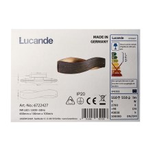 Lucande - Φωτιστικό τοίχου LED LIAN LED/9W/230V