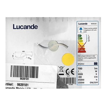 Lucande - Φωτιστικό τοίχου LED MAIRIA LED/7W/230V