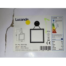 Lucande - Φωτιστικό τοίχου LED εξωτερικού χώρου με αισθητήρα MIRCO LED/13W/230V IP54