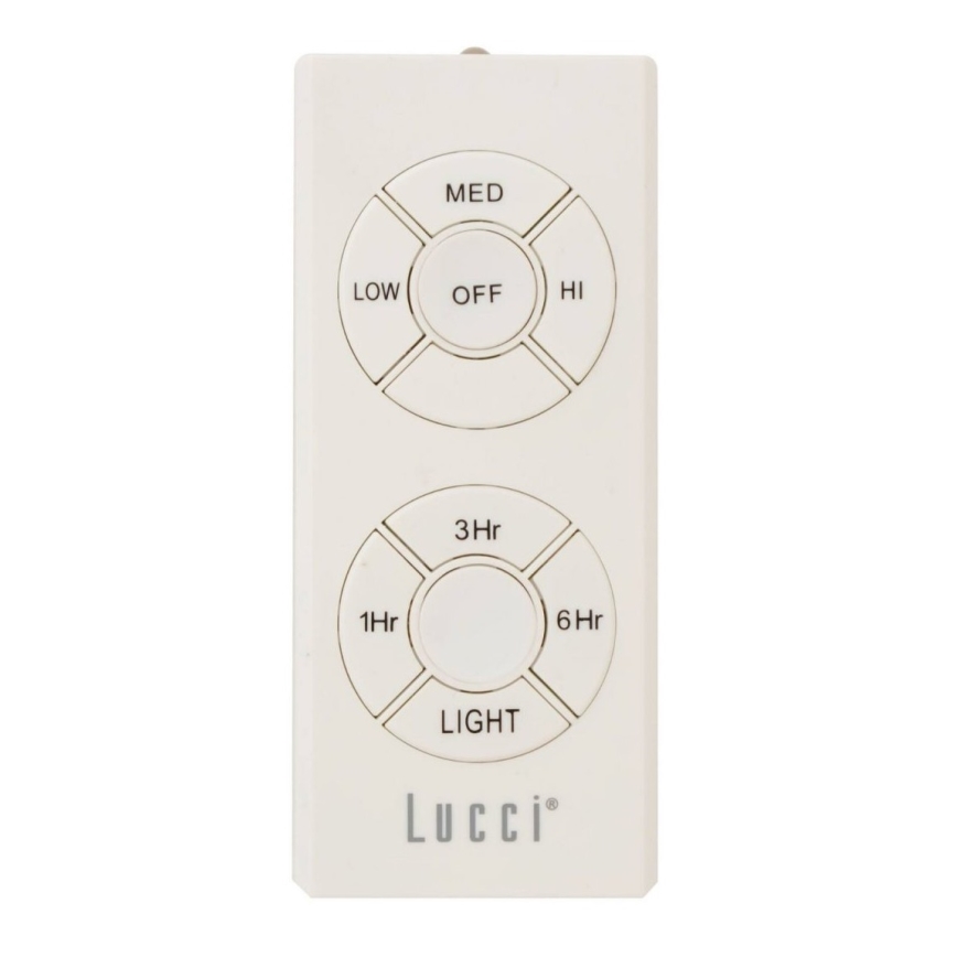 Lucci Air 210334 - Ανεμιστήρας οροφής AIRFUSION QUEST 1xE27/60W/230V ξύλο/ματ χρώμιο + τηλεχειριστήριο