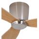 Lucci air 210519 - Ανεμιστήρας οροφής AIRFUSION RADAR χρώμιο/ξύλο + τηλεχειριστήριο