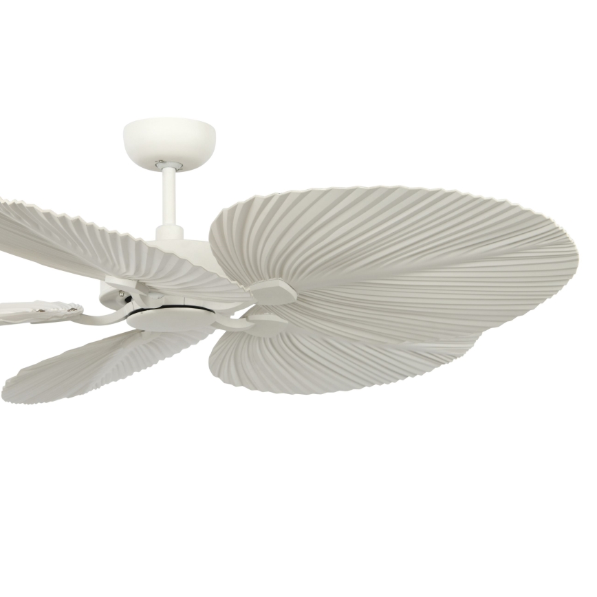 Lucci Air 21065449 - Ανεμιστήρας οροφής BALI διάμετρος 132 cm λευκό/κρεμ + τηλεχειριστήριο