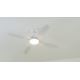 Lucci Air 212994 - LED Ανεμιστήρας οροφής ARIA LED/18W/230V λευκό + τηλεχειριστήριο