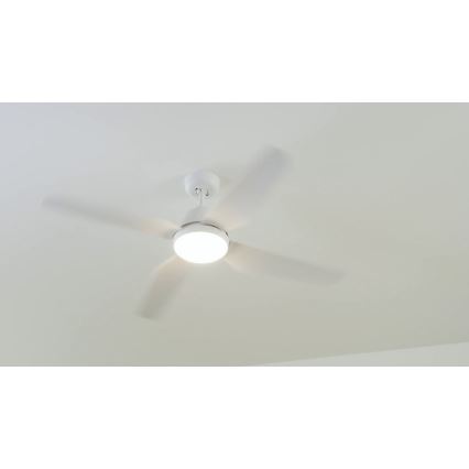 Lucci Air 212994 - LED Ανεμιστήρας οροφής ARIA LED/18W/230V λευκό + τηλεχειριστήριο