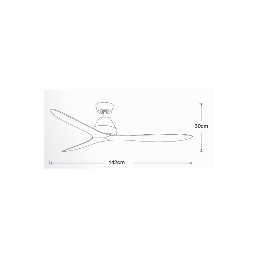 Lucci air 213044 - Ανεμιστήρας οροφής WHITEHAVEN 1xGX53/18W/230V μαύρο + τηλεχειριστήριο