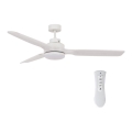 Lucci air 213055 - LED ανεμιστήρας οροφής SHOALHAVEN GX53/17W/230V παυλωνία/λευκό Ø 142 cm + τηλεχειριστήριο