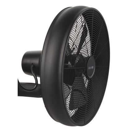 Lucci air 213124 - Ανεμιστήρας τοίχου BREEZE 55W/230V μαύρο + τηλεχειριστήριο