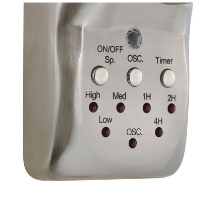 Lucci air 213126 - Ανεμιστήρας τοίχου BREEZE 55W/230V ματ χρώμιο + τηλεχειριστήριο